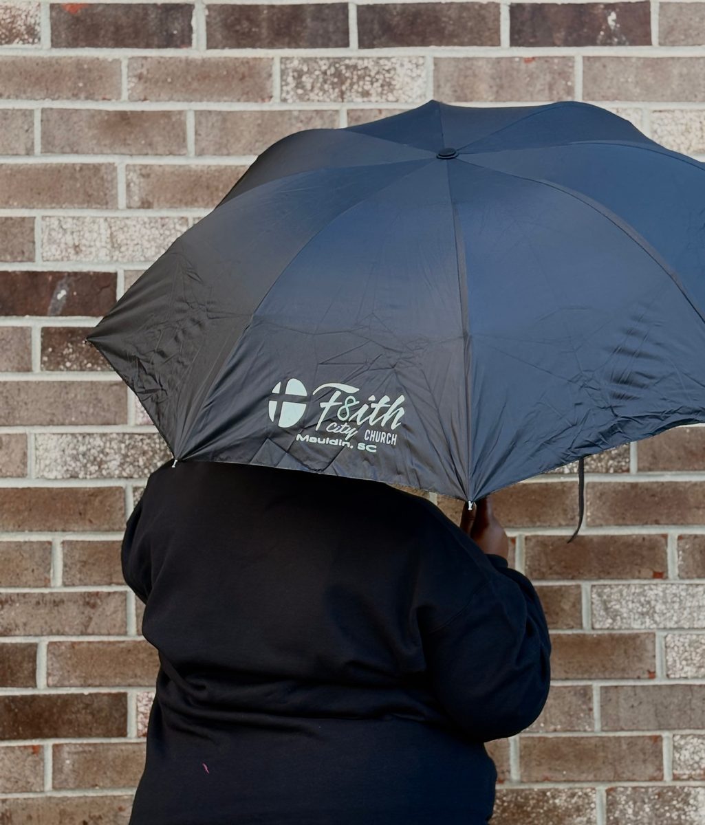 Church member wearing the Umbrella