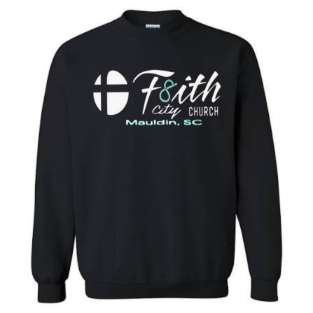 Black F8ith City Church sweatshirt