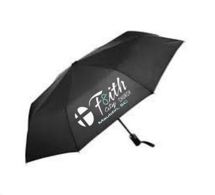 Black F8ith City Church umbrella